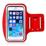 10 PCS Sports Outdoor Arm Bag Fitness con borsa da braccio per telefono cellulare touch screen, dimensioni: grande (rosso)