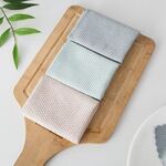 Reticolo a squame di pesce Pulizia della cucina senza filigrana Stracci Lavori domestici Assorbimento d'acqua Straccio per pulizia senza pelucchi Consegna colore casuale