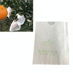 Borsa protettiva per frutta da 100 pezzi, borsa da imballaggio arancione impermeabile, sacchetto di carta, specifica: 16x19 cm