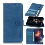 Per Alcatel 1SE 2020 KHAZNEH Custodia in pelle con vibrazione orizzontale in PU + TPU con texture retrò con supporto, slot per schede e portafoglio (blu)
