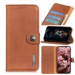 Per Alcatel 1SE 2020 Custodia in pelle di vacchetta PU + TPU Flip orizzontale in pelle con supporto, slot per schede e portafoglio (marrone)