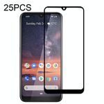Per Nokia 3.2 25 PCS Full Glue Pellicola in vetro temperato a schermo intero