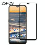 Per Nokia 5.3 25 PCS Full Glue Pellicola in vetro temperato a schermo intero