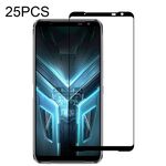 Per Asus Rog Phone 3 25 PCS Full Glue Pellicola in vetro temperato a schermo intero
