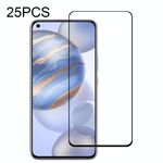 Per Huawei Honor 30 25 PCS Full Glue Pellicola in vetro temperato a schermo intero