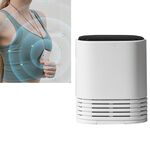 Purificatore d'aria a ioni negativi con collo sospeso HE-K001 Purificatore portatile per la rimozione di formaldeide domestica portatile (bianco)