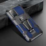 Per Vivo V19 Machine Armor Warrior PC antiurto + custodia protettiva in TPU (blu)
