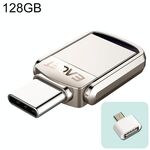 EAGET 128G USB 3.1 + interfaccia Type-C / USB-C Metal Twister Flash U Disk, con adattatore Micro USB OTG