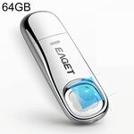 EAGET FU60 64G USB 3.0 Interface Metal Flash U Disk con identificazione dell'impronta digitale