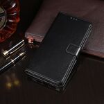 Per Alcatel 1SE 2020 idewei Crazy Horse Texture Custodia in pelle con vibrazione orizzontale con supporto, slot per schede e portafoglio (nero)