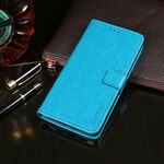 Per Alcatel 1SE 2020 idewei Crazy Horse Texture Custodia in pelle a vibrazione orizzontale con supporto, slot per schede e portafoglio (blu cielo)