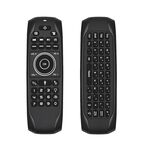 G7V Pro 2.4GHz Fly Air Mouse Retroilluminazione a LED Tastiera wireless Telecomando con giroscopio per Android TV Box / PC, supporto voce intelligente