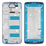 Cornice per cornice LCD alloggiamento anteriore per Motorola Moto G6 Plus (blu)