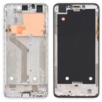 Piastra cornice cornice LCD alloggiamento anteriore per Motorola Moto One (P30 Play) (argento)