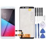 Schermo LCD OEM per Vodafone Smart E9 Lite con digitalizzatore assemblaggio completo (bianco)