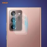 Per Samsung Galaxy Note20 Ultra 2 PCS Hat-Prince ENKAY 0.2mm 9H 2.15D Lente per fotocamera posteriore con bordo tondo Pellicola protettiva in vetro temperato