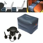 Z5Q1 Sgabello grande quadrato + pompa per auto Sgabello gonfiabile universale da viaggio per auto