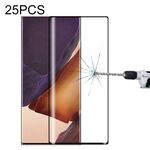 Per Samsung Galaxy Note20 Ultra 25 pezzi Pellicola in vetro temperato a schermo intero con bordo curvo 3D
