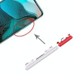Pulsante di accensione e pulsante di controllo del volume per Xiaomi Redmi K30 Pro (argento)
