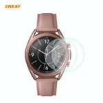 Per Samsung Galaxy Watch 3 41mm 2 Pz ENKAY HAT-PRINCE 0.2MM 9H 2.15D Bordo curvo GRANDE GLASS Pellicola proteggi schermo