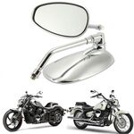 1 Paia Accessori per auto elettriche per moto Specchietto retrovisore per placcatura in ferro