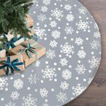 Decorazioni natalizie Gonna albero fiocco di neve Accessori per albero di Natale Decorazione