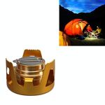 Stufa ad alcool da campeggio all'aperto Stufa ad alcool liquido vaporizzata Atove Mini Stufa ad alcool Stufa ad alcool creativa portatile (Oro)
