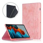 Per Samsung Galaxy Tab S8 / GALAXY TAB S7 T870 / T875 Supporto frontale TPU Custodia anteriore in pelle orizzontale con supporto e penna Slot & Sleep / Wake-up Funzione (rosa)