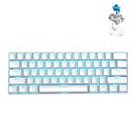 RK61 61 Keys Bluetooth / 2.4G wireless / USB Cablato via cablato Tre modalità Tablet Mobile Gaming Keyboard meccanico, lunghezza del cavo: 1,5 m, Stile: albero verde (bianco)