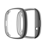 Per Fitbit VERSA 3 / Versa Sentiero Placcatura Custodia protettiva TPU con pacchetto completo (grigio)