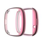 Per Fitbit Versa 3 / Versa Sentiero Placcatura Full PACCHETTO Custodia protettiva TPU (rosa)