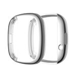 Per Fitbit Versa 3 / Versa Sentisi Placcatura Custodia protettiva in TPU con pacchetto completo (argento)