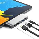 4 in 1 Type-C / USB-C to HDMI + AUX + USB + PD Type-C / USB-C HUB Adapter Multifunzione HD Dock