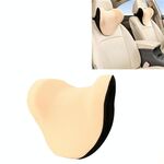 Cuscino per poggiatesta e collo per auto Cuscino in memory foam traspirante in seta di ghiaccio (albicocca)