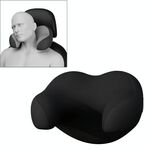 Cuscino per collo in memory foam per auto a forma di U (nero puro)