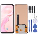 Schermo LCD in materiale TFT e assemblaggio completo del digitalizzatore (non supporta l'identificazione delle impronte digitali) per Vivo X30 / X30 Pro (nero)