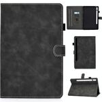 Per Samsung Galaxy Tab S8 / GALAXY TAB S7 T870 Texture di vacchetta in pelle di vacchetta orizzontale Custodia in pelle flip con titolare e slot per schede e slot per slot / Sleep / Wake-up funzione (grigio)