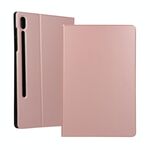 Per Samsung Galaxy Tab S8 + / TAB S8 PLUS / TAB S7 FE / TAB S7 + / T970 Horizontal flip Elasticy PU + TPU custodia in pelle con supporto (oro rosa)
