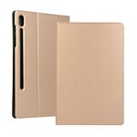 Per Samsung Galaxy Tab S8 + / TAB S8 PLUS / TAB S7 FE / TAB S7 + / T970 Horizontal flip Elasticy PU + TPU custodia in pelle con supporto (oro)