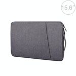ND01D Custodia protettiva con custodia in feltro Borsa da trasporto per laptop da 15,6 pollici (grigio scuro)