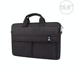 ST08 valigetta portatile per trasporto borsa senza tracolla per laptop da 15,6 pollici (nera)