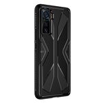 Custodia protettiva in TPU in gomma antiurto per vivo iQOO 5 Butterfly Shadow (nera)