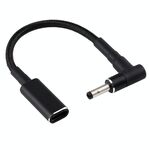 PD 100 W 18,5-20 V 4,0 x 1,7 mm da gomito a adattatore USB-C / tipo-C Cavo a treccia in nylon
