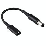 PD 100 W 18,5-20 V 7,4 x 0,6 mm a USB-C / Type-C Cavo treccia in nylon adattatore per HP