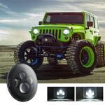 7 pollici H4 / H13 DC 9V-30V 4000LM 6000K 40W 7 pollici Auto a forma rotonda Lampade a forma di faro a LED per Jeep Wrangler