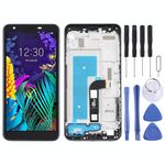 Schermo LCD per LG K30 (2019)LM-X320EMW LMX320EMW Digitizer Assemblaggio completo con cornice (nero)