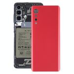 Coperchio posteriore della batteria per LG Velvet LMG910EMW LM-G910EMW / Velvet 5G LM-G900N LM-G900EM (rosso)
