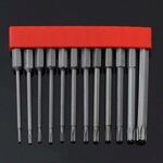 12 pz / set punta per cacciavite con cacciavite elettrico magnetico in acciaio legato S2, specifica: 9