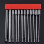 12 pz / set punta per cacciavite con cacciavite elettrico magnetico in acciaio legato S2, specifica: 10