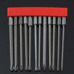 12 pz / set punta per cacciavite con cacciavite elettrico magnetico in acciaio legato S2, specifica: 13